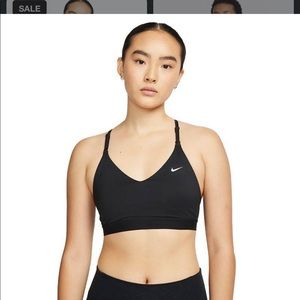 Nike black Indy sports bra